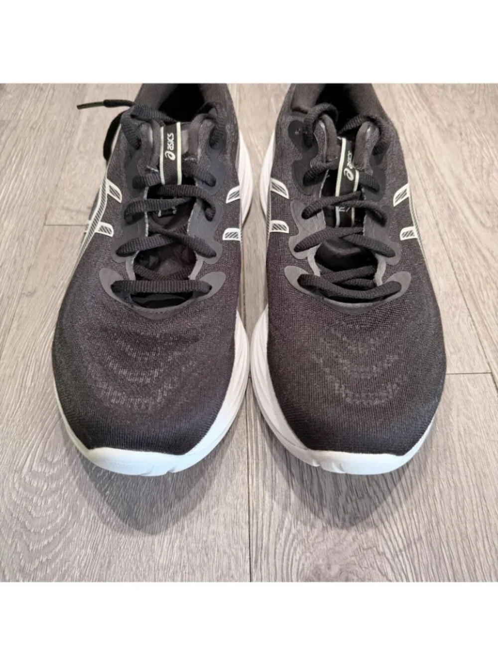 Asics Gel Cumulus 27 White Black Road Running Cushioned Shoes Women 10.5